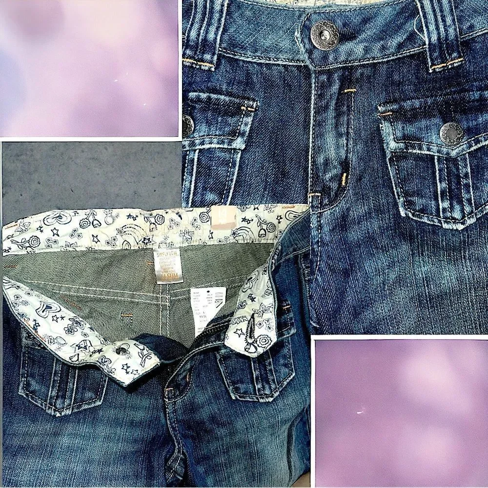 Limited Too l Girls Capri l Simply Low l Flap Pocket Design l Rolled Hem l NWT